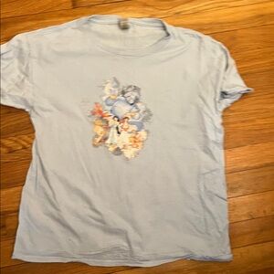 Light Blue Graphic T-Shirt